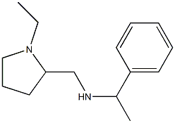 [(1-ethylpyrrolidin-2-yl)methyl](1-phenylethyl)amine Struktur