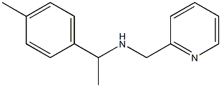 [1-(4-methylphenyl)ethyl](pyridin-2-ylmethyl)amine Struktur