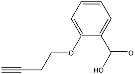 2-(but-3-ynyloxy)benzoic acid Structure