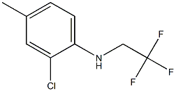 2-chloro-4-methyl-N-(2,2,2-trifluoroethyl)aniline Struktur