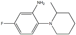 5-fluoro-2-(2-methylpiperidin-1-yl)aniline Struktur