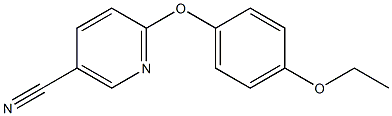 6-(4-ethoxyphenoxy)nicotinonitrile Struktur