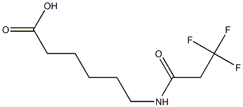 6-[(3,3,3-trifluoropropanoyl)amino]hexanoic acid Struktur