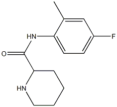 N-(4-fluoro-2-methylphenyl)piperidine-2-carboxamide Struktur