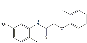 N-(5-amino-2-methylphenyl)-2-(2,3-dimethylphenoxy)acetamide Struktur