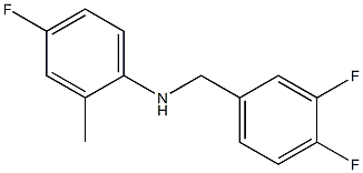 N-[(3,4-difluorophenyl)methyl]-4-fluoro-2-methylaniline Struktur