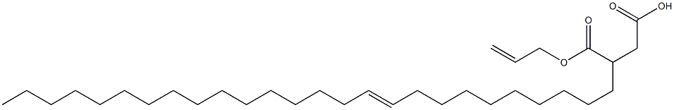 3-(10-Hexacosenyl)succinic acid 1-hydrogen 4-allyl ester Struktur