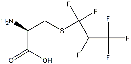 S-(1,1,2,3,3,3-HEXAFLUOROPROPYL)-L-CYSTEINE Struktur