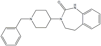 3-(1-BENZYLPIPERIDIN-4-YL)-1,3,4,5-TETRAHYDRO-2H-1,3-BENZODIAZEPIN-2-ONE Structure