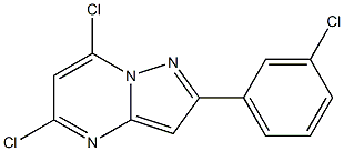 5,7-DICHLORO-2-(3-CHLOROPHENYL)PYRAZOLO[1,5-A]PYRIMIDINE