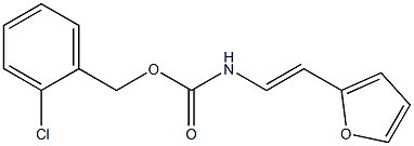 2-chlorobenzyl N-[2-(2-furyl)vinyl]carbamate Struktur