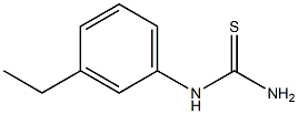 (3-ethylphenyl)thiourea Struktur