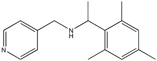 (pyridin-4-ylmethyl)[1-(2,4,6-trimethylphenyl)ethyl]amine Struktur