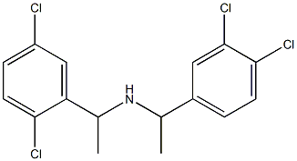 [1-(2,5-dichlorophenyl)ethyl][1-(3,4-dichlorophenyl)ethyl]amine Struktur
