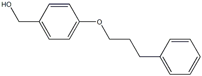 [4-(3-phenylpropoxy)phenyl]methanol Struktur