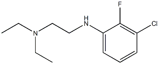 {2-[(3-chloro-2-fluorophenyl)amino]ethyl}diethylamine Struktur