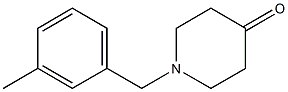 1-(3-methylbenzyl)piperidin-4-one Struktur