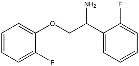 2-(2-fluorophenoxy)-1-(2-fluorophenyl)ethanamine Struktur