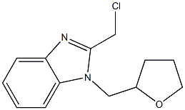 2-(chloromethyl)-1-(oxolan-2-ylmethyl)-1H-1,3-benzodiazole Struktur