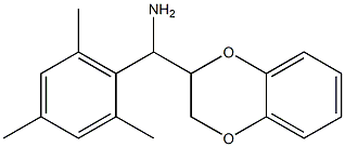 2,3-dihydro-1,4-benzodioxin-2-yl(2,4,6-trimethylphenyl)methanamine Struktur