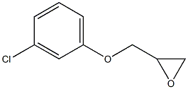2-[(3-chlorophenoxy)methyl]oxirane Struktur