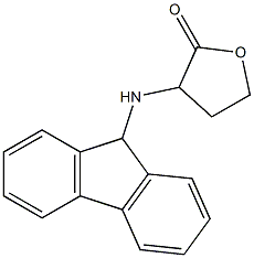 3-(9H-fluoren-9-ylamino)oxolan-2-one Struktur
