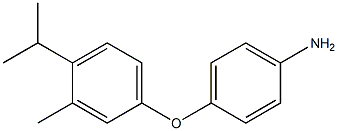 4-[3-methyl-4-(propan-2-yl)phenoxy]aniline Struktur