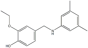 4-{[(3,5-dimethylphenyl)amino]methyl}-2-ethoxyphenol Struktur