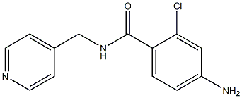 4-amino-2-chloro-N-(pyridin-4-ylmethyl)benzamide Struktur