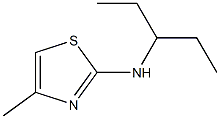 4-methyl-N-(pentan-3-yl)-1,3-thiazol-2-amine Structure