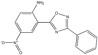 4-nitro-2-(3-phenyl-1,2,4-oxadiazol-5-yl)aniline Struktur