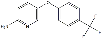 5-[4-(trifluoromethyl)phenoxy]pyridin-2-amine Struktur