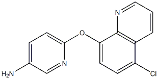6-[(5-chloroquinolin-8-yl)oxy]pyridin-3-amine Struktur