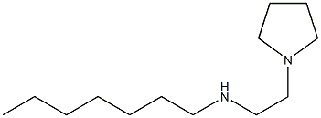 heptyl[2-(pyrrolidin-1-yl)ethyl]amine Struktur