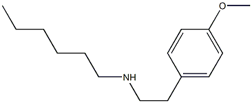 hexyl[2-(4-methoxyphenyl)ethyl]amine Struktur