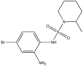 N-(2-amino-4-bromophenyl)-2-methylpiperidine-1-sulfonamide Struktur