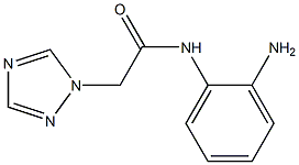 N-(2-aminophenyl)-2-(1H-1,2,4-triazol-1-yl)acetamide Struktur
