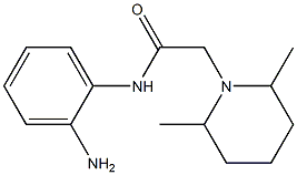 N-(2-aminophenyl)-2-(2,6-dimethylpiperidin-1-yl)acetamide Struktur