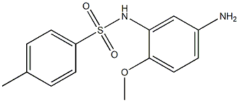 N-(5-amino-2-methoxyphenyl)-4-methylbenzenesulfonamide Struktur