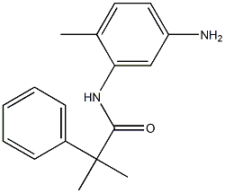 N-(5-amino-2-methylphenyl)-2-methyl-2-phenylpropanamide Struktur