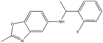 N-[1-(2-fluorophenyl)ethyl]-2-methyl-1,3-benzoxazol-5-amine Struktur