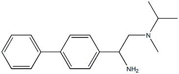 N-[2-amino-2-(1,1'-biphenyl-4-yl)ethyl]-N-isopropyl-N-methylamine Struktur
