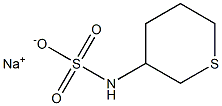 Tetrahydro-2H-thiopyran-3-ylsulfamic acid sodium salt Struktur