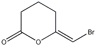(6E)-6-(Bromomethylene)tetrahydro-2H-pyran-2-one Struktur