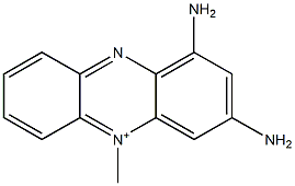 1,3-Diamino-5-methylphenazin-5-ium Struktur
