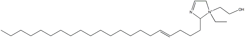 1-Ethyl-2-(4-henicosenyl)-1-(2-hydroxyethyl)-3-imidazoline-1-ium Struktur