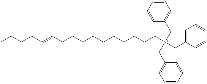 (11-Hexadecenyl)tribenzylaminium Struktur
