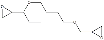 2,2'-[1-Ethyl-1,4-butanediylbis(oxymethylene)]bis(oxirane) Struktur