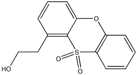 Phenoxathiin-1-ethanol 10,10-dioxide Struktur