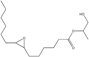 7,8-Epoxymyristic acid 2-hydroxy-1-methylethyl ester Struktur